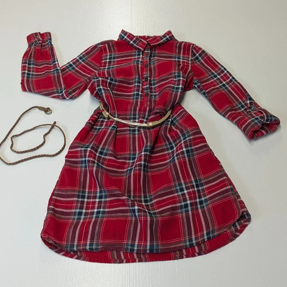 L.O.G.G. Label of Graded Goods Size 9-10Y Plaid Button-Up Dress